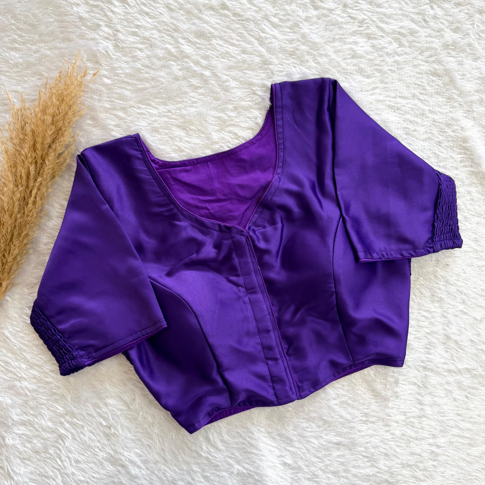 Soft Silk Stretch Fit Designer Blouse